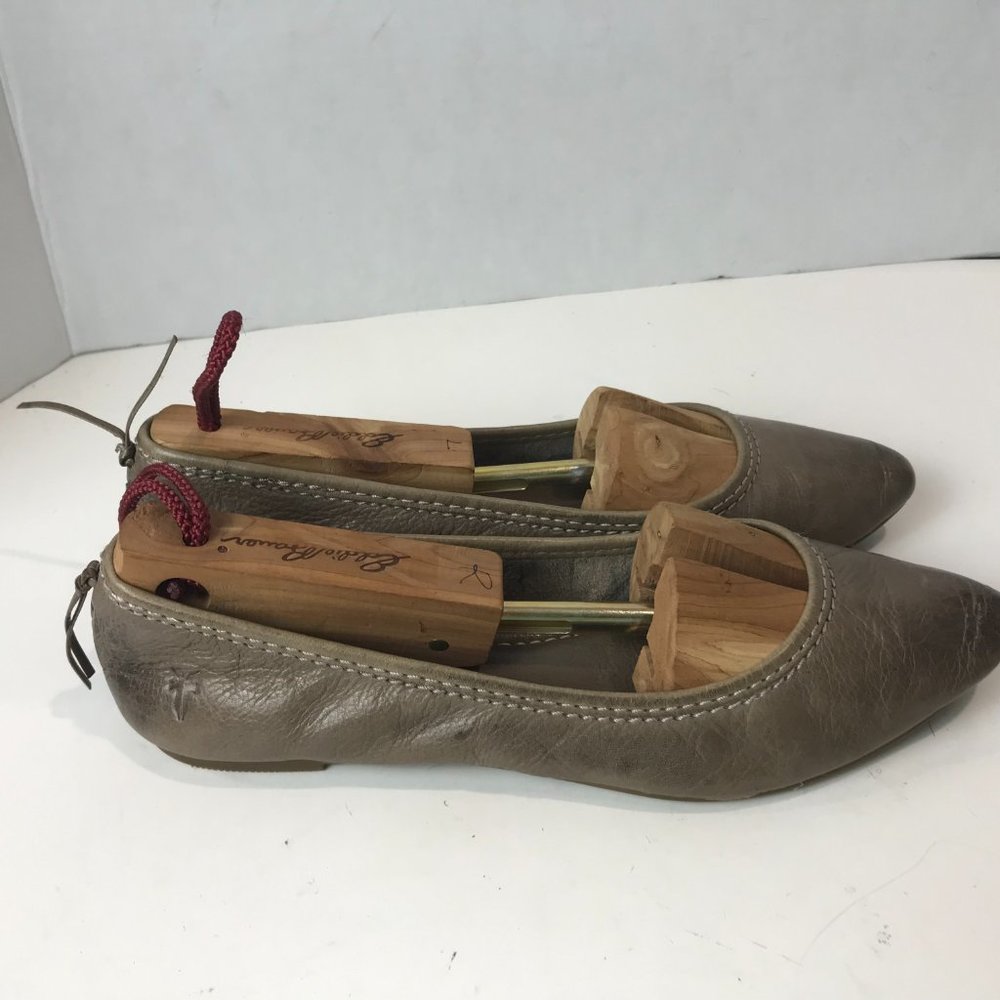 FRYE Regina Leather Ballet Flats US 6.5 - Picture 3 of 10